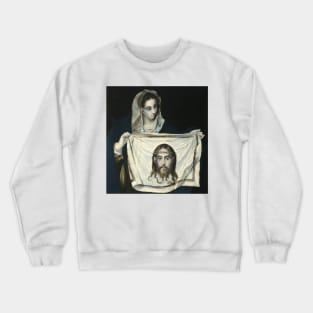 La Veronica con la Santa Faz by El Greco Crewneck Sweatshirt